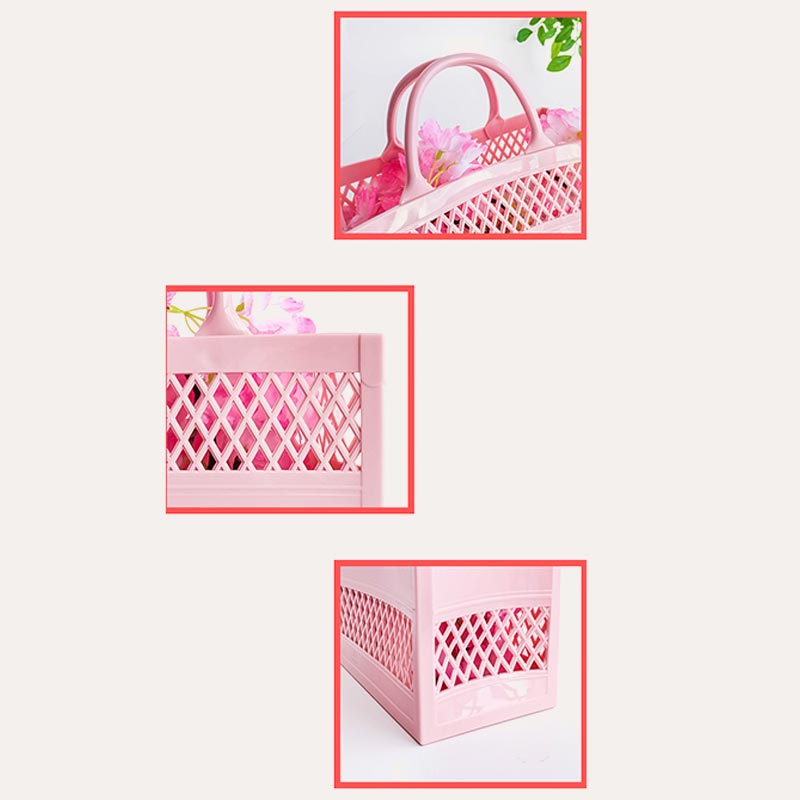 Large Capacity PVC Beach Bag Tote Handbag for Storage Holiday