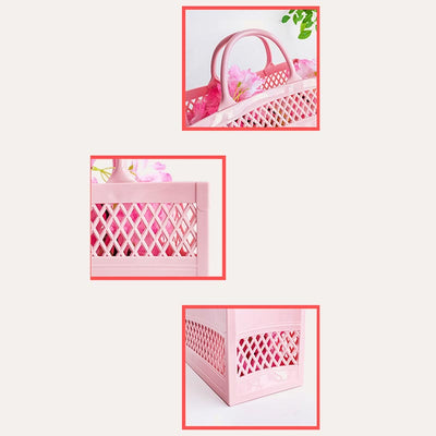 Large Capacity PVC Beach Bag Tote Handbag for Storage Holiday