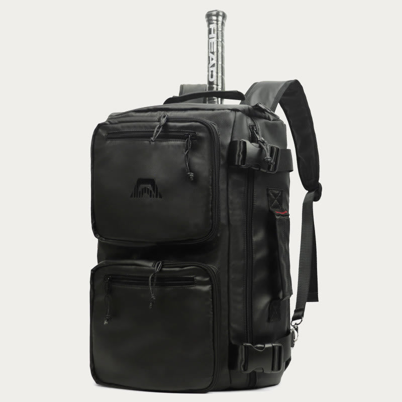 Racket Bag For Tennis Badminton Sports Multi Functional Waterproof Backpack - Black - image 15