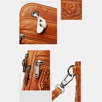 Large Capacity Retro Mobile Phone Bag Crossbody Bag