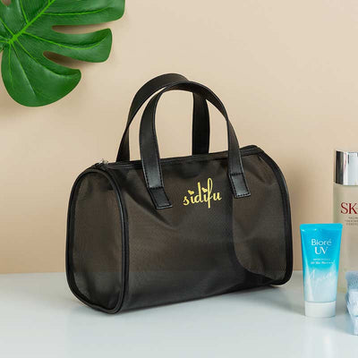 Large Capacity Protable Mesh Cosmetic Storage Bag