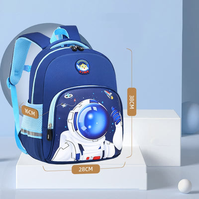 Backpack For Kids Cartoon Character Printing Lightweight Oxford Schoolbag