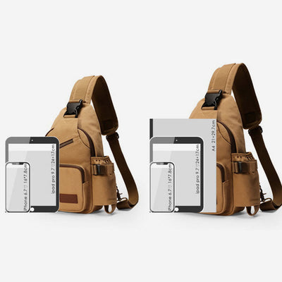 Sling Bag For Men Casual Travel Outdoor Hiking Crossbody Daypack