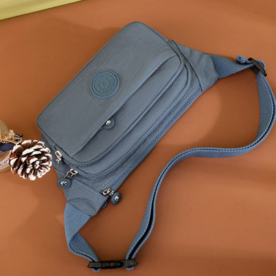 Multi Pocket Lightweight Crossbody Adjustable Waist Pack Phone Bag