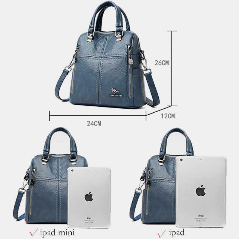Multifunctional Large Capacity Elegant Shoulder Bag Crossbody Bag Backpack