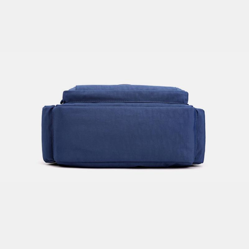 Waterproof Multi-Pocket Solid Crossbody Bag