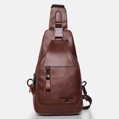 Vintage Genuine Leather Multi-function Sling Bag