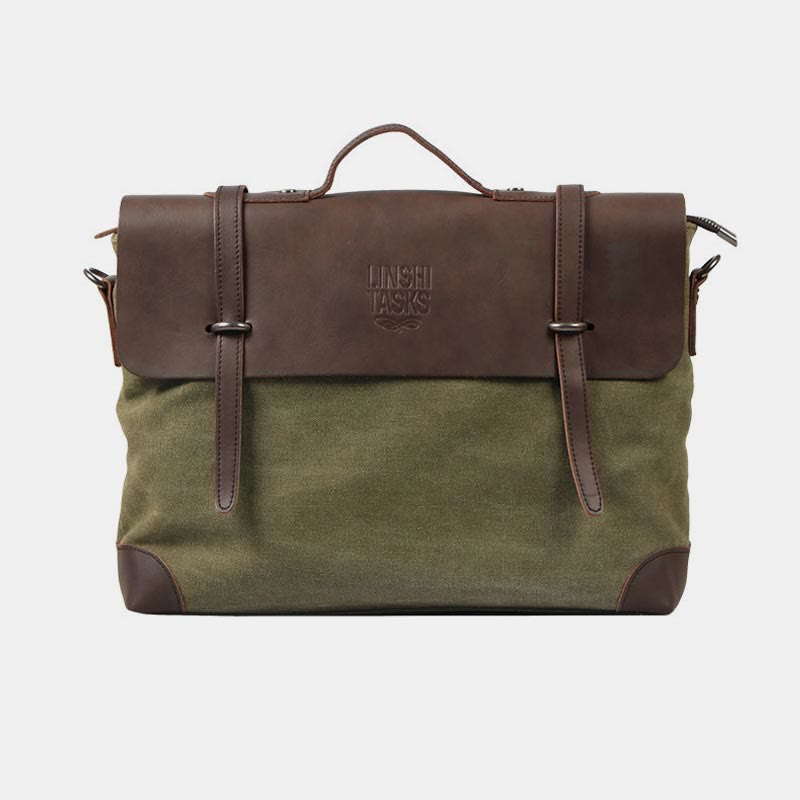 Messenger Bag For Men Canvas Casual Vintage Document Crossbody Handbag