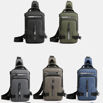 Sling Chest Bag for Men Backpack Casual Daypack with Crossbody Strap