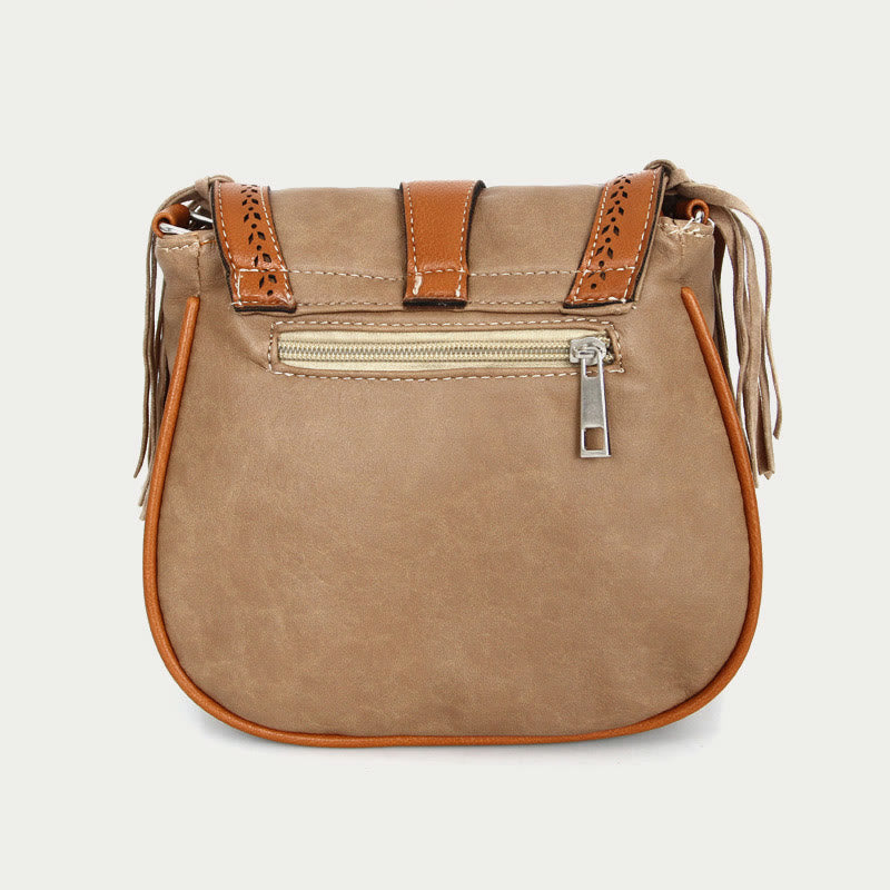 Bohemia Crossbody Bag For Women Vintage Tassel Shoulder Bag