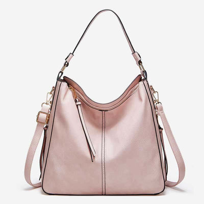 Solid Color Vintage Large Tote