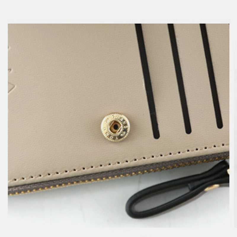 Embroidery Large Capacity Lightweight Bifold Wallet