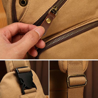 Sling Bag For Men Casual Travel Outdoor Hiking Crossbody Daypack
