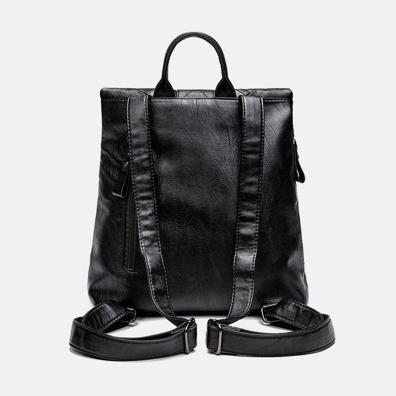 Genuine Leather Vintage Anti-Theft Backpack