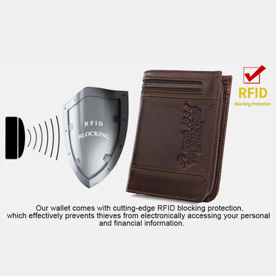 Large Capacity Bifold Retro Wallet