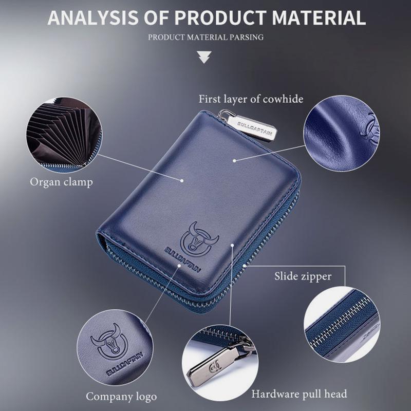 Real Leather Multifunctional Card Holder