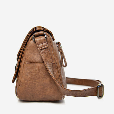 Vintage Waterproof Large Capacity Crossbody Bag