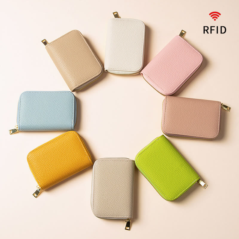 Card Holder For Women Daily RFID Protection Multiple Slots Purse