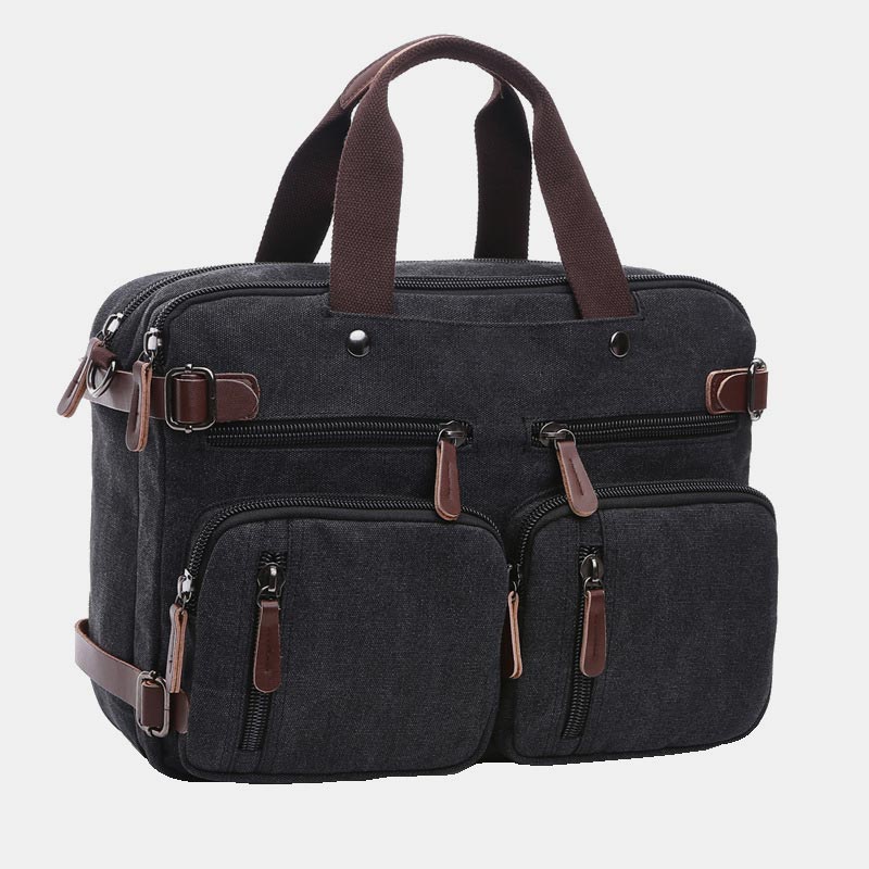 3 Way-Use Large Capacity British Style Briefcase
