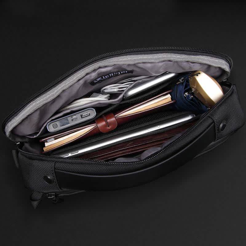 Waterproof Small Messenger Bag for Men Casual Business Shoulder Bag