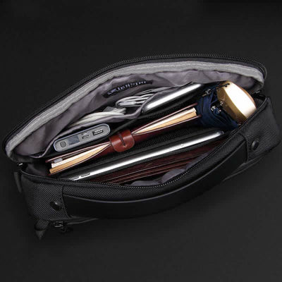 Waterproof Small Messenger Bag for Men Casual Business Shoulder Bag