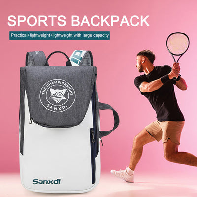 Tennis Racket Bag For Teens Waterproof Multi Functional Folding Backpack