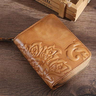 Multifunctional Retro Genuine Leather Coin Purse