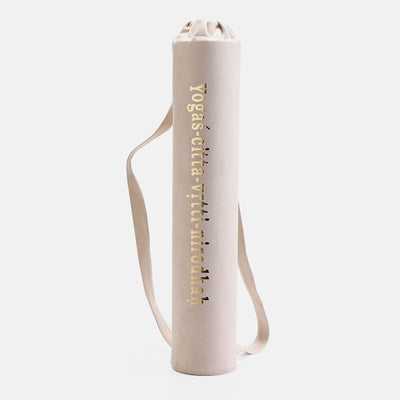 Premium Faux Suede Yoga Mat Carrier Exercise Yoga Mat Bag