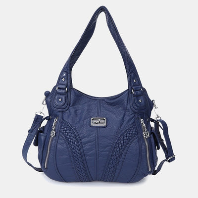 Women's Solid Color Hobo Bag