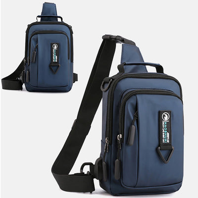 Practical Crossbody Sling Bag For Men Waterproof Travel Satchel Purse
