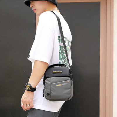 Crossbody Bag For Men Casual Daily Commute Waterproof Nylon Bag