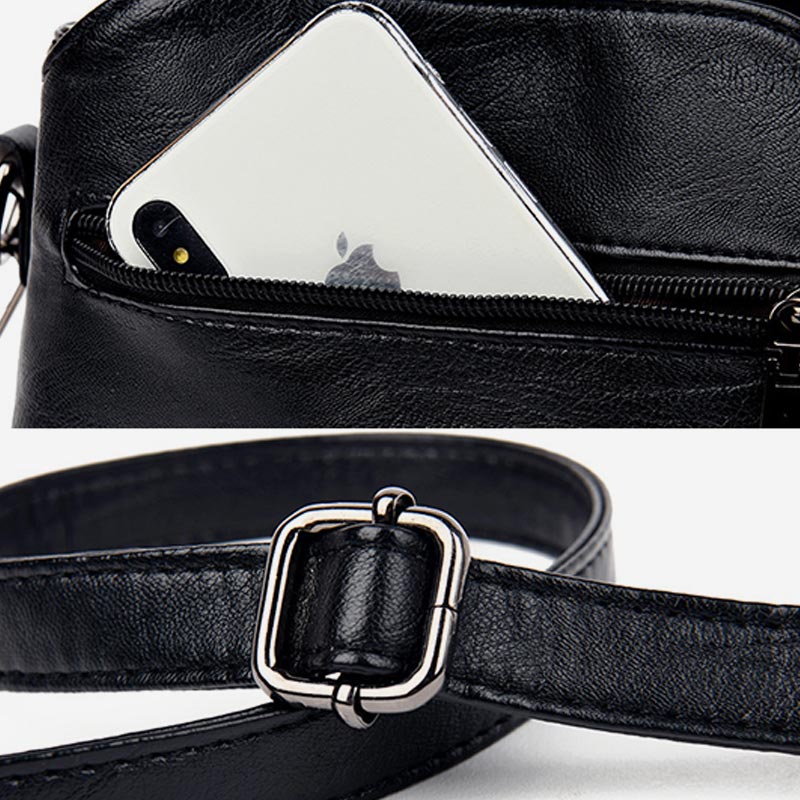 Purses and Handbags for Women Multi-Compartment PU Crossbody Bag Shoulder Bag