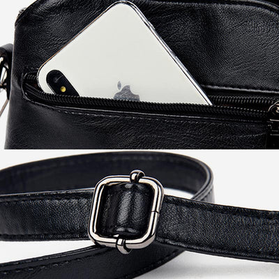 Purses and Handbags for Women Multi-Compartment PU Crossbody Bag Shoulder Bag