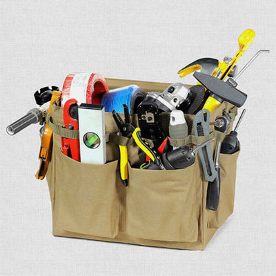 Collapsible Camping Tool Bag Garden Tool Organizer Storage Toolbag Handbag