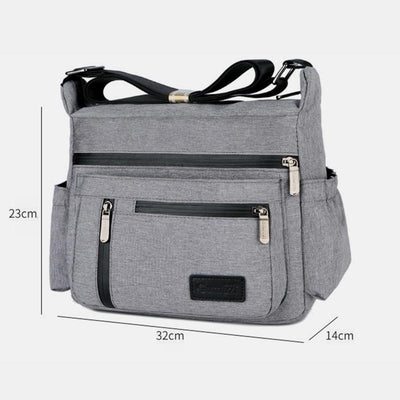 Multi-Function Large Capacity Water-Resistant Crossbody Bag