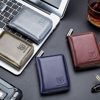 Real Leather Multifunctional Card Holder