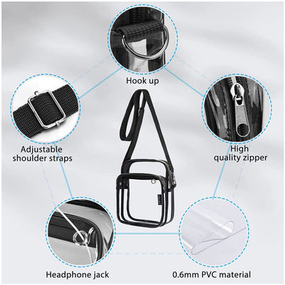Crossbody Bag For Outdoor Fitness Lightweight Adjustable Strap Leisure Bag