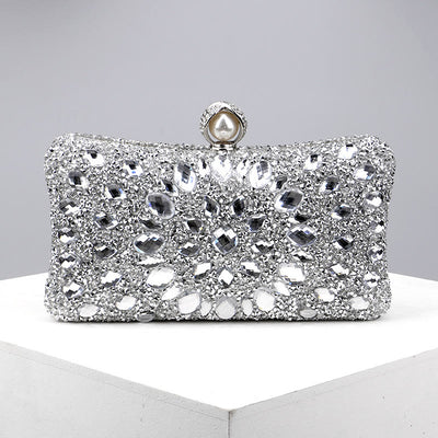 Diamond Encrusted Dinner Bag For Party Fashion Banquet Evening Bag