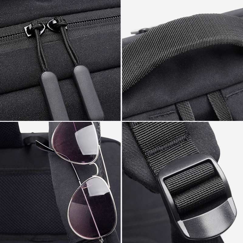 Multifunctional Large Capacity Durable Breathable Travel Laptop Backpack With USB Charging Port