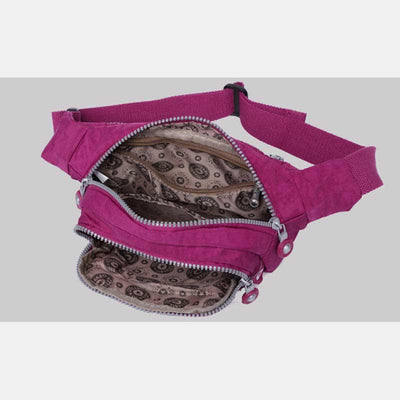 Lightweight Adjustable Waist Bag Chest Bag for Casual Traveling