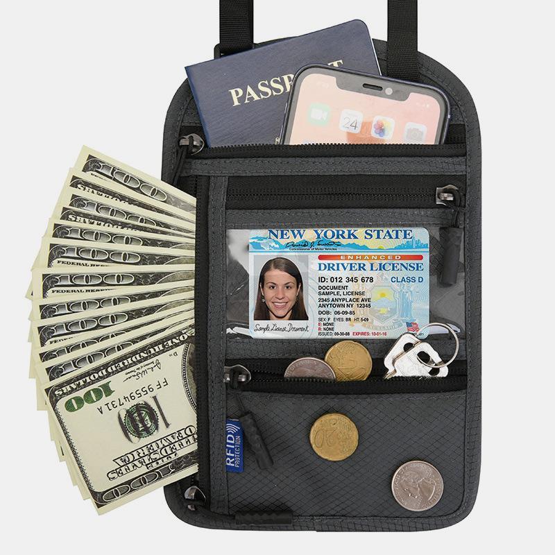 Waterproof RFID Blaocking Passport Holder Travel Bag
