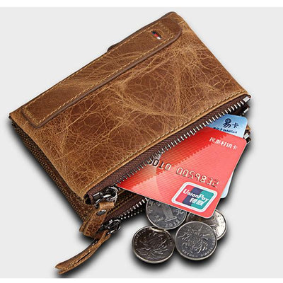 Men's Genuine Leather RFID Wallet