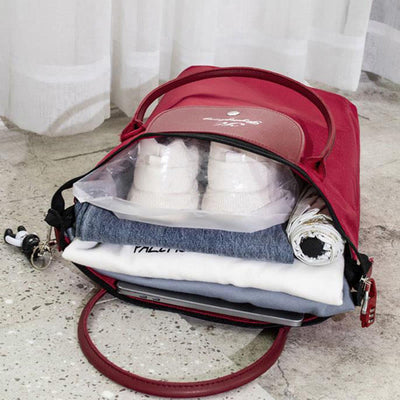 Multifunctional Portable Trolley For Women Detachable Folding Wheel Tote
