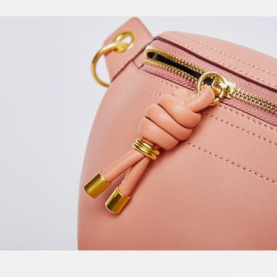 Genuine Leather Large Capacity Crossbody Bag Waist Bag