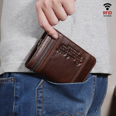 Large Capacity Bifold Retro Wallet