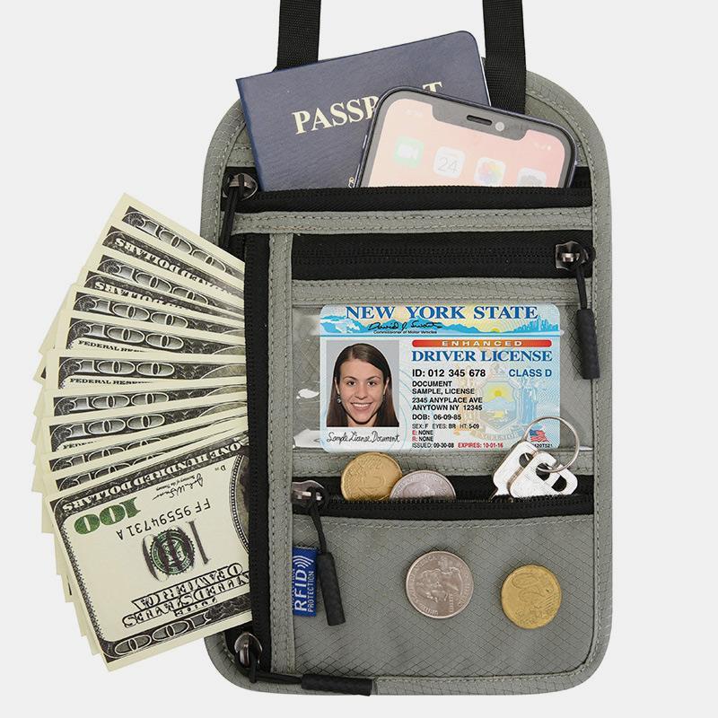 Waterproof RFID Blaocking Passport Holder Travel Bag