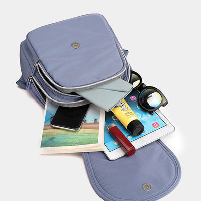 Small Nylon Backpack for Women and Girls Mini Casual Lightweight Daypack