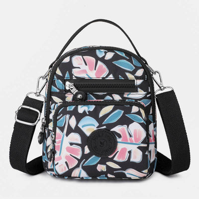 Floral Print Sling Bags for Women Crossbody Backpack Multipurpose Shoulder Bag