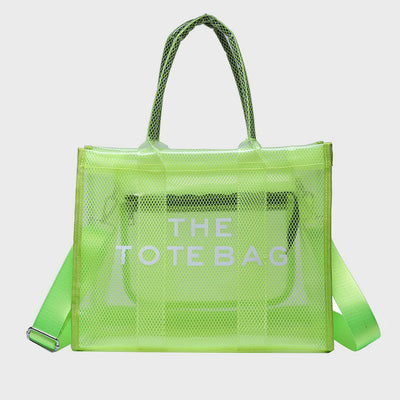 Tote Bag For Women Large Capacity Transparent PVC Crossbody Beach Bag
