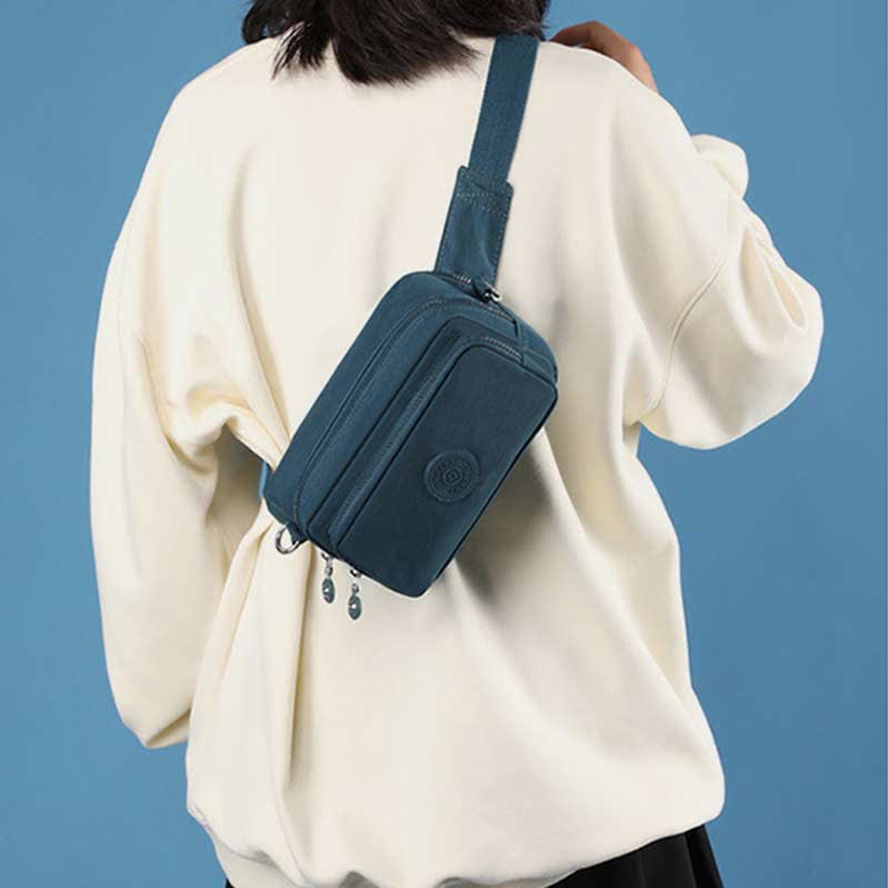 Lightweight Waterproof Waist Bag for Women with Crossbody Strap